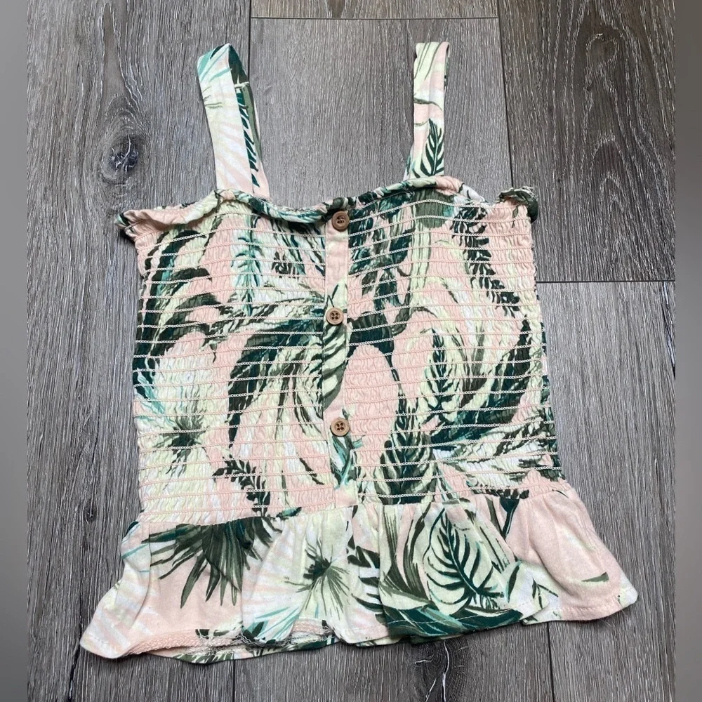 Old Navy Pawn Tree Tank Top Girl Size Small 6-7
